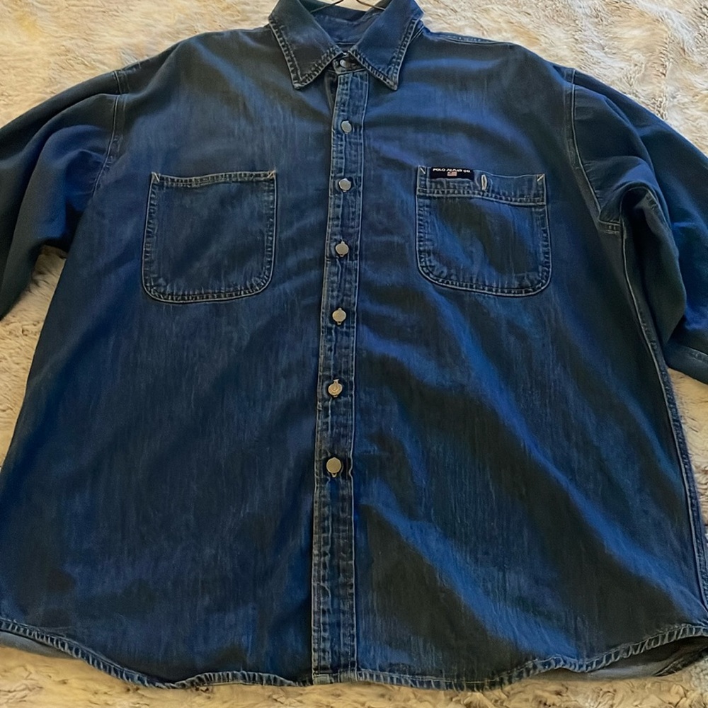 Polo Jeans Company XL Denim Button Down Shirt